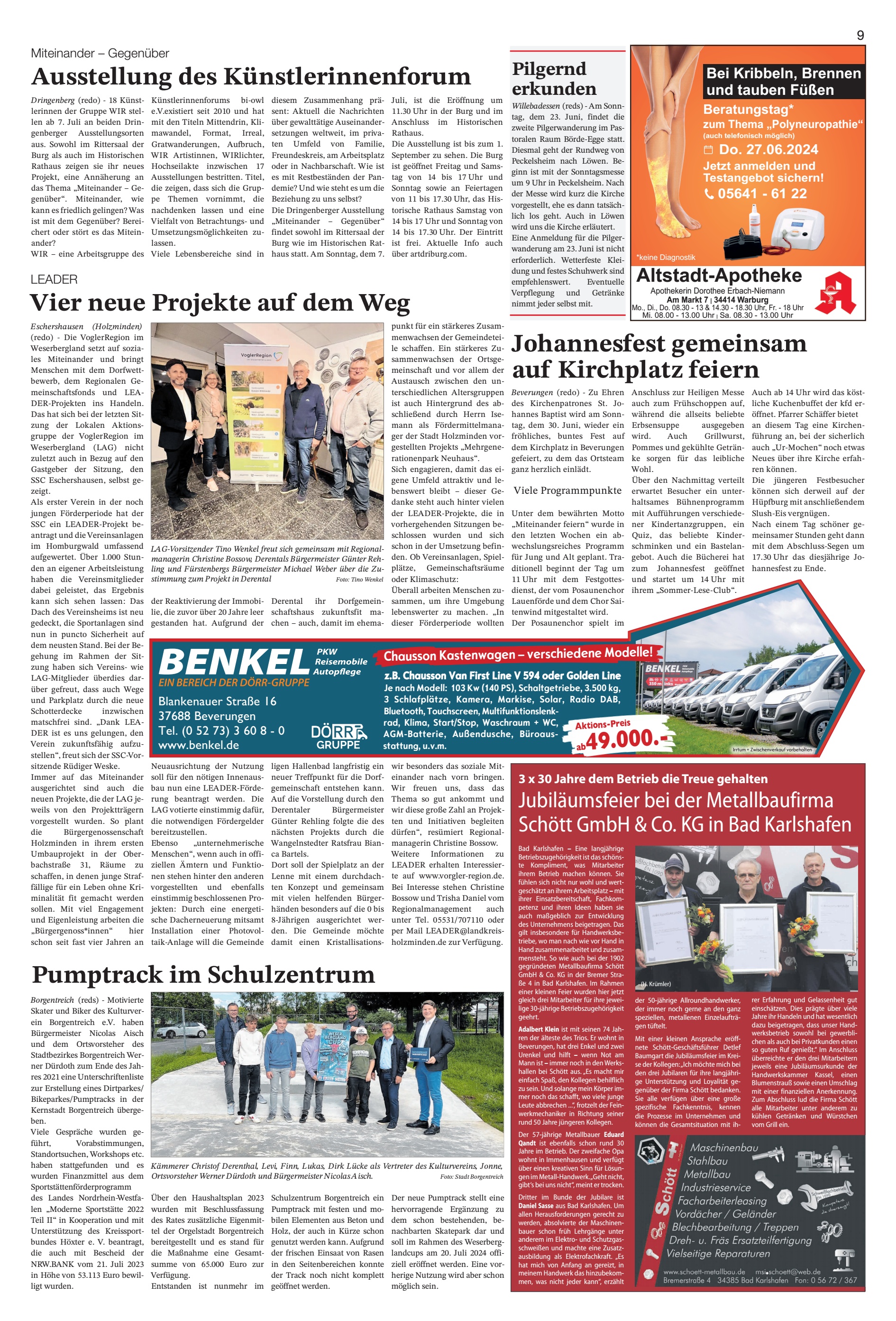 Ausstellung Künstlerinnenforum Johannesfest