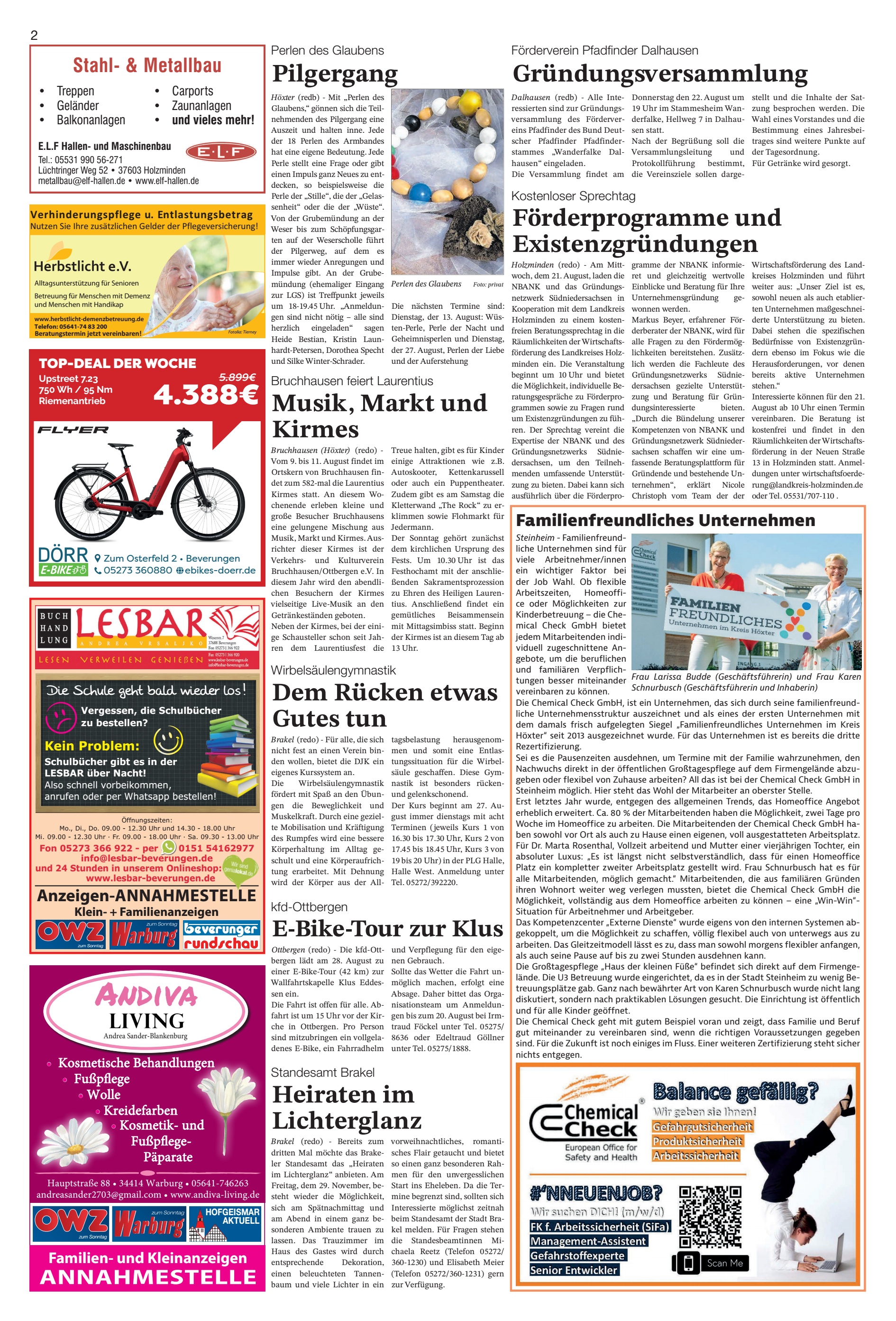 ANNAHMESTELLE Pilgergang Gründungsversammlung