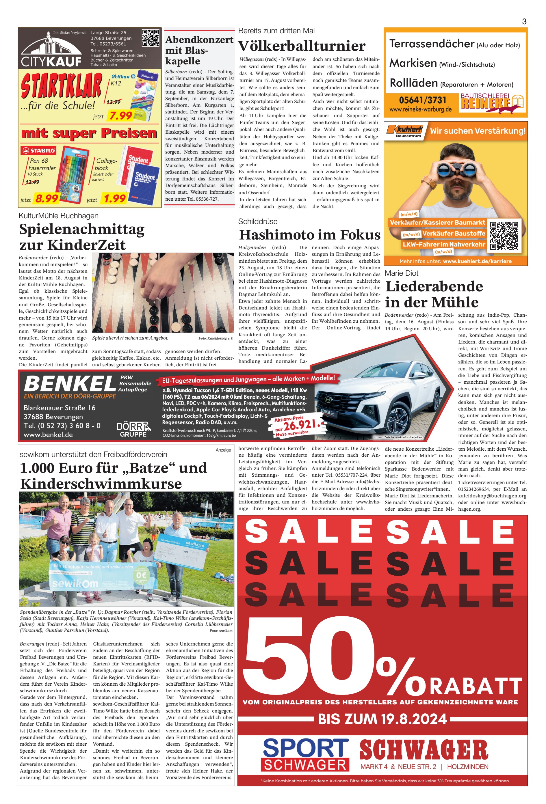 SCHWAGER RABATT Liederabende