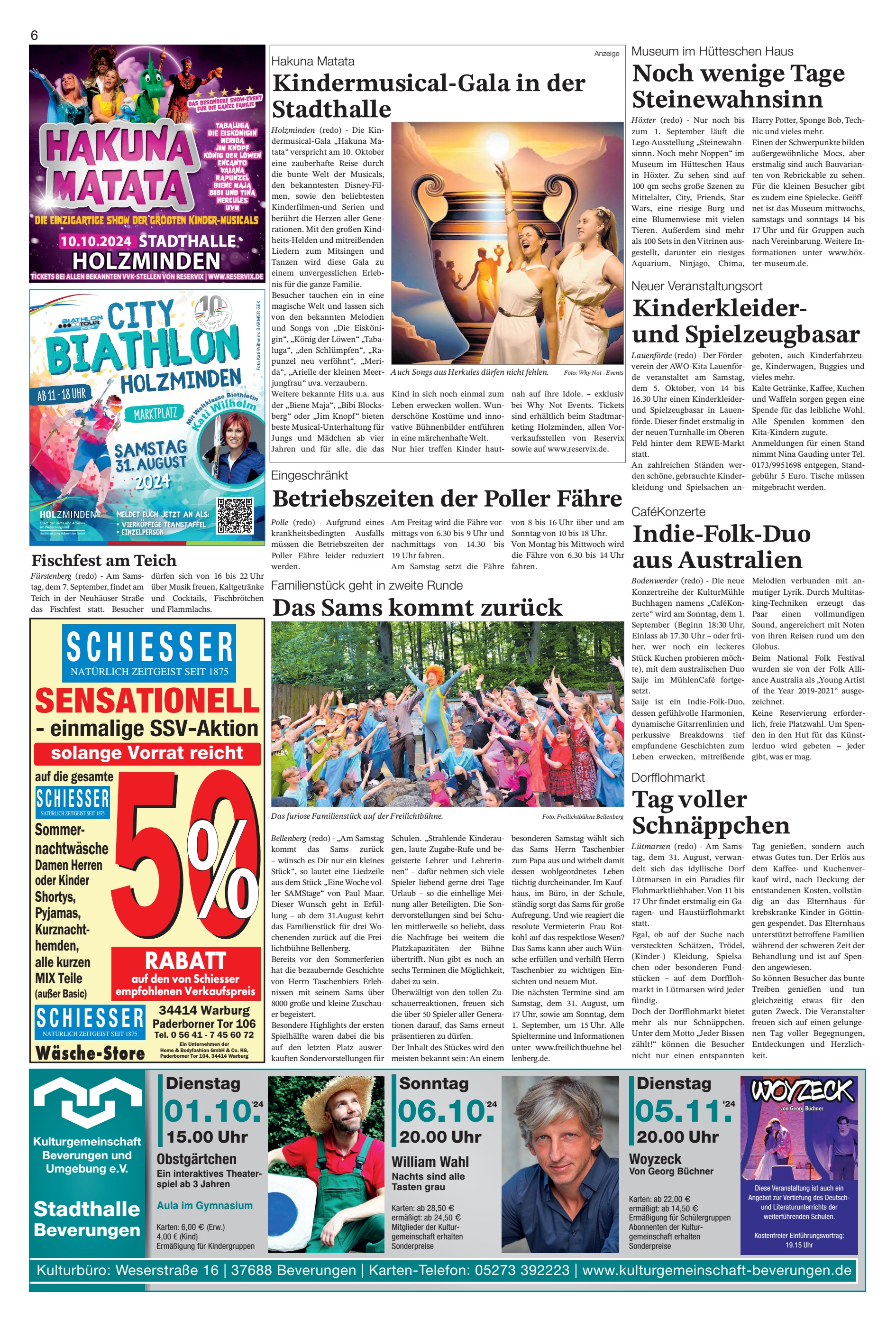 Kindermusical-Gala Stadthalle Sams