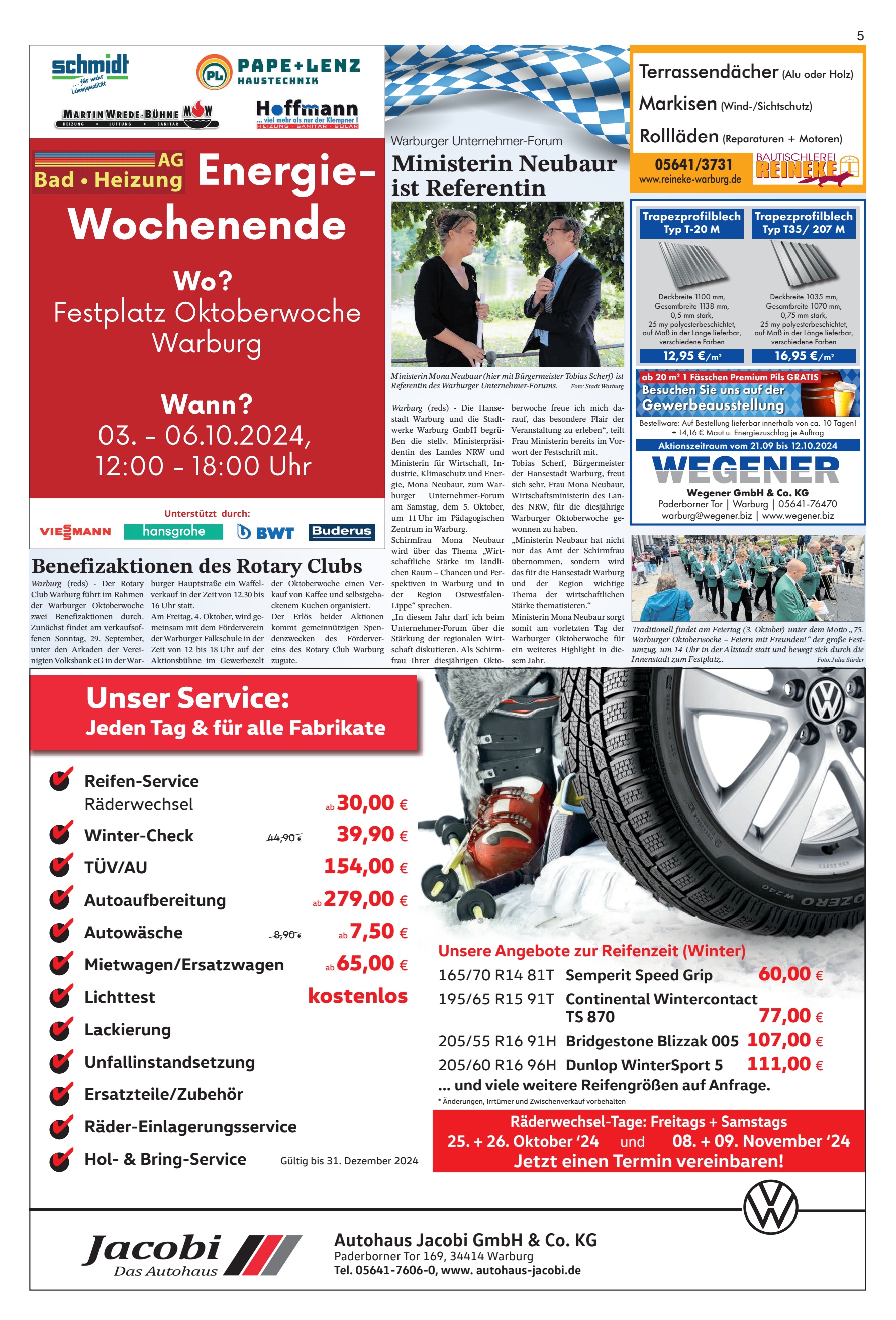 Wochenende Energie- Unser