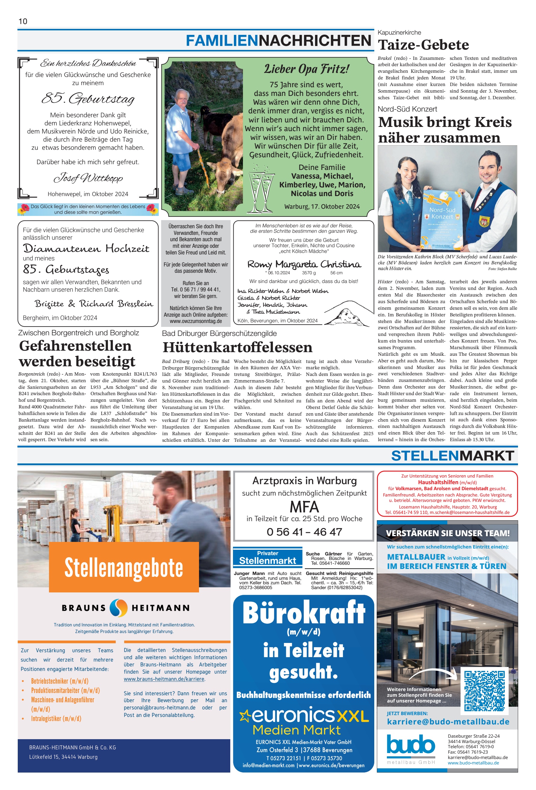 Bürokraft Teilzeit gesucht