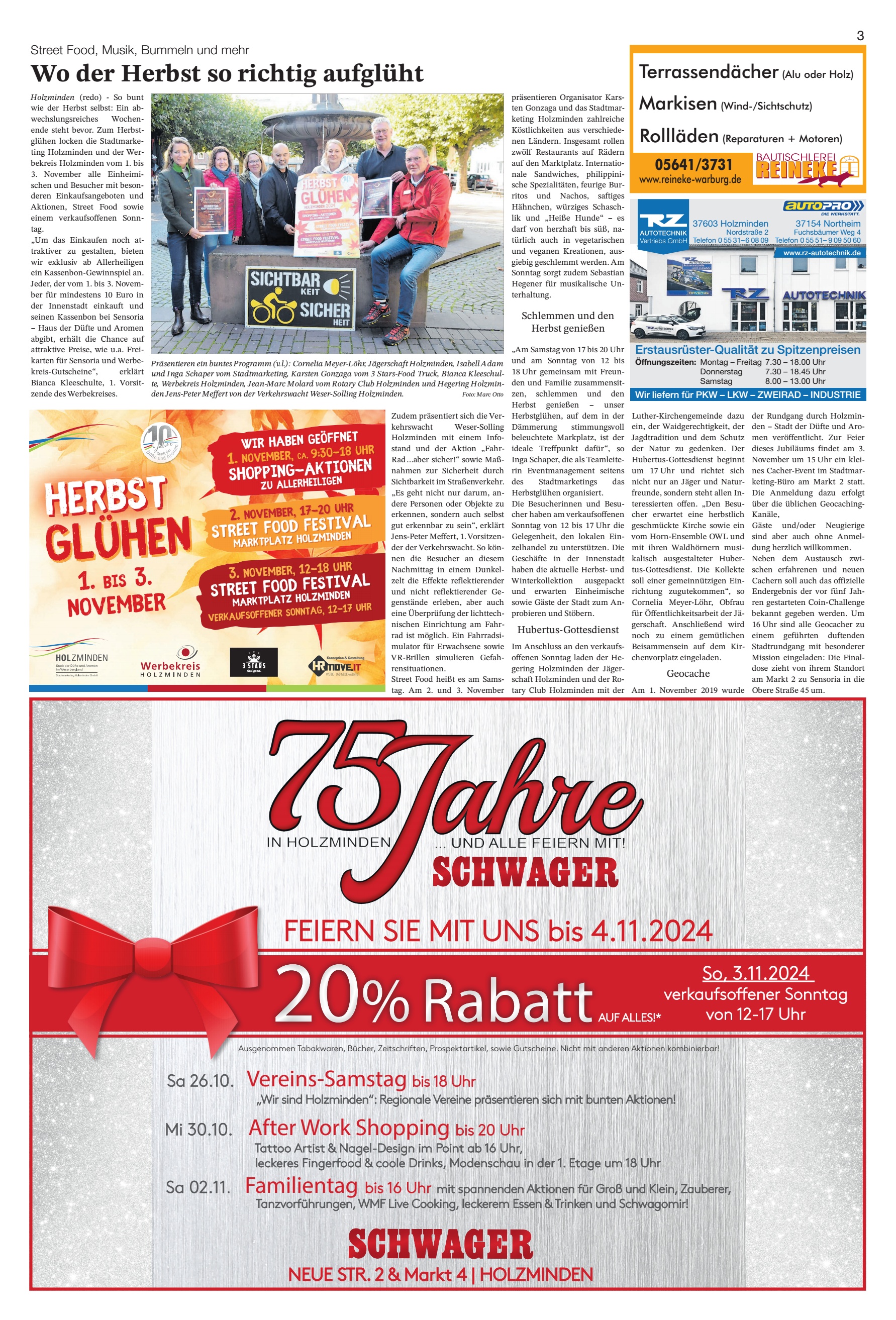 SCHWAGER Herbst richtig