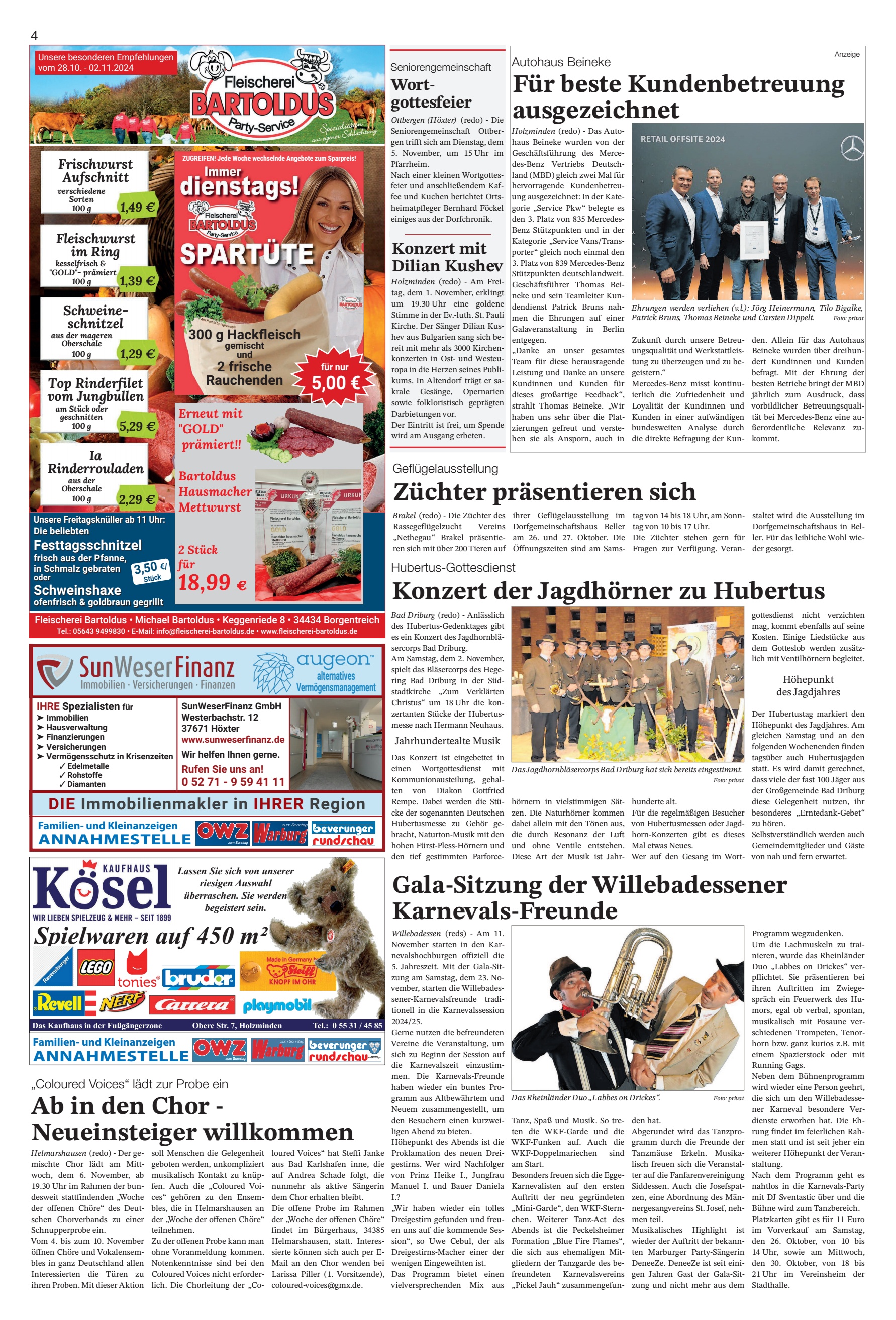 beste Kundenbetreuung ausgezeichnet