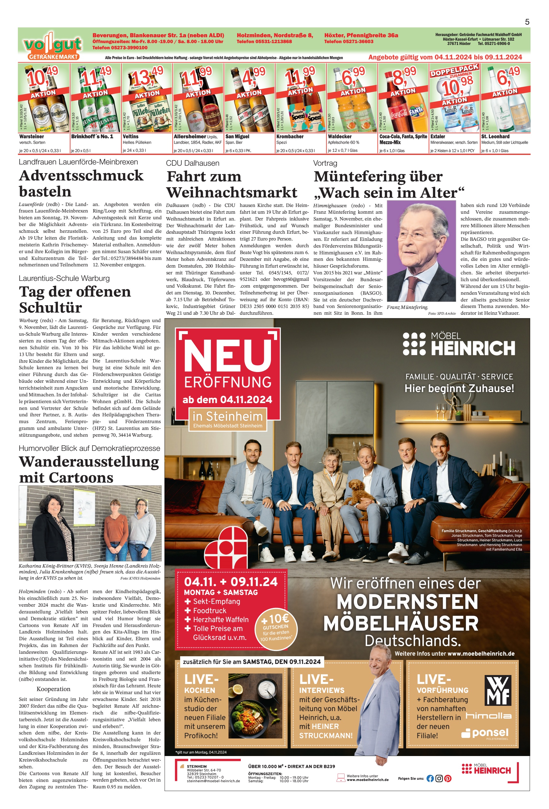 Müntefering über Wach