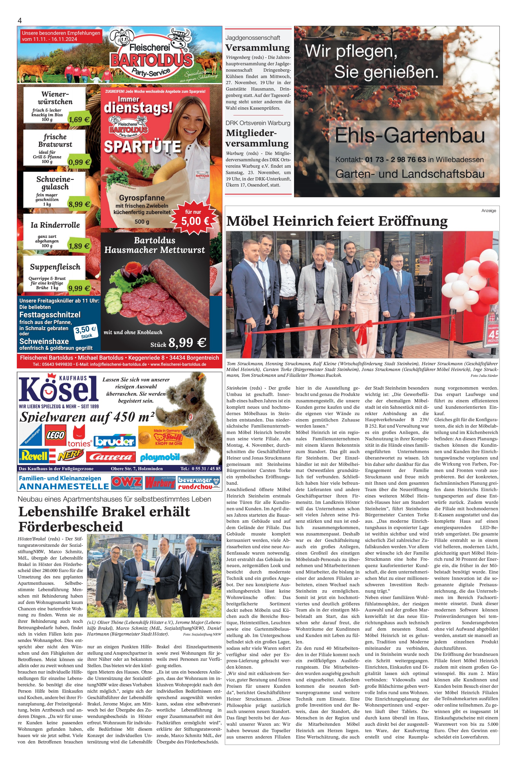 Möbel Heinrich feiert
