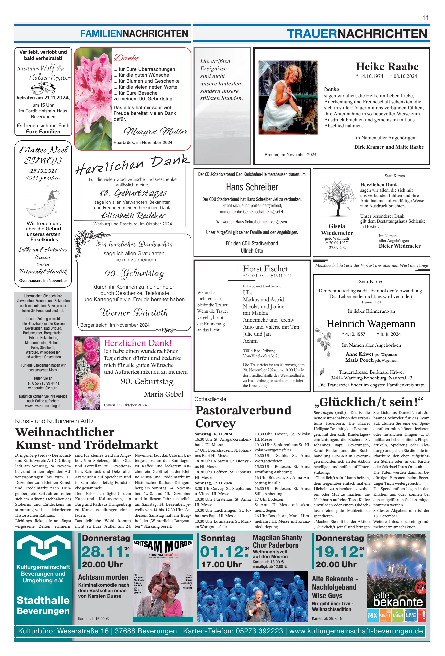 Glücklicht sein Pastoralverbund
