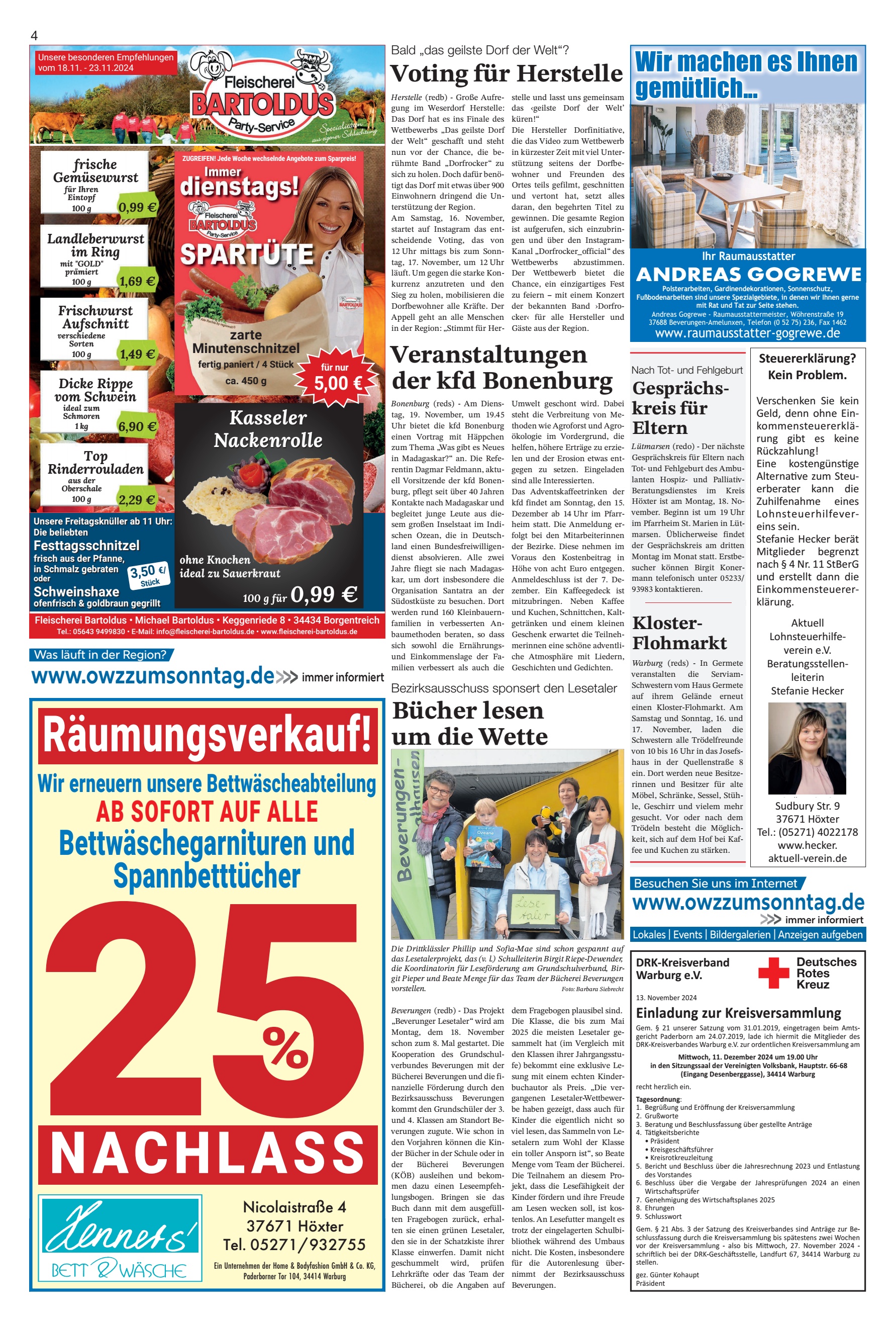 Bücher lesen dieWette