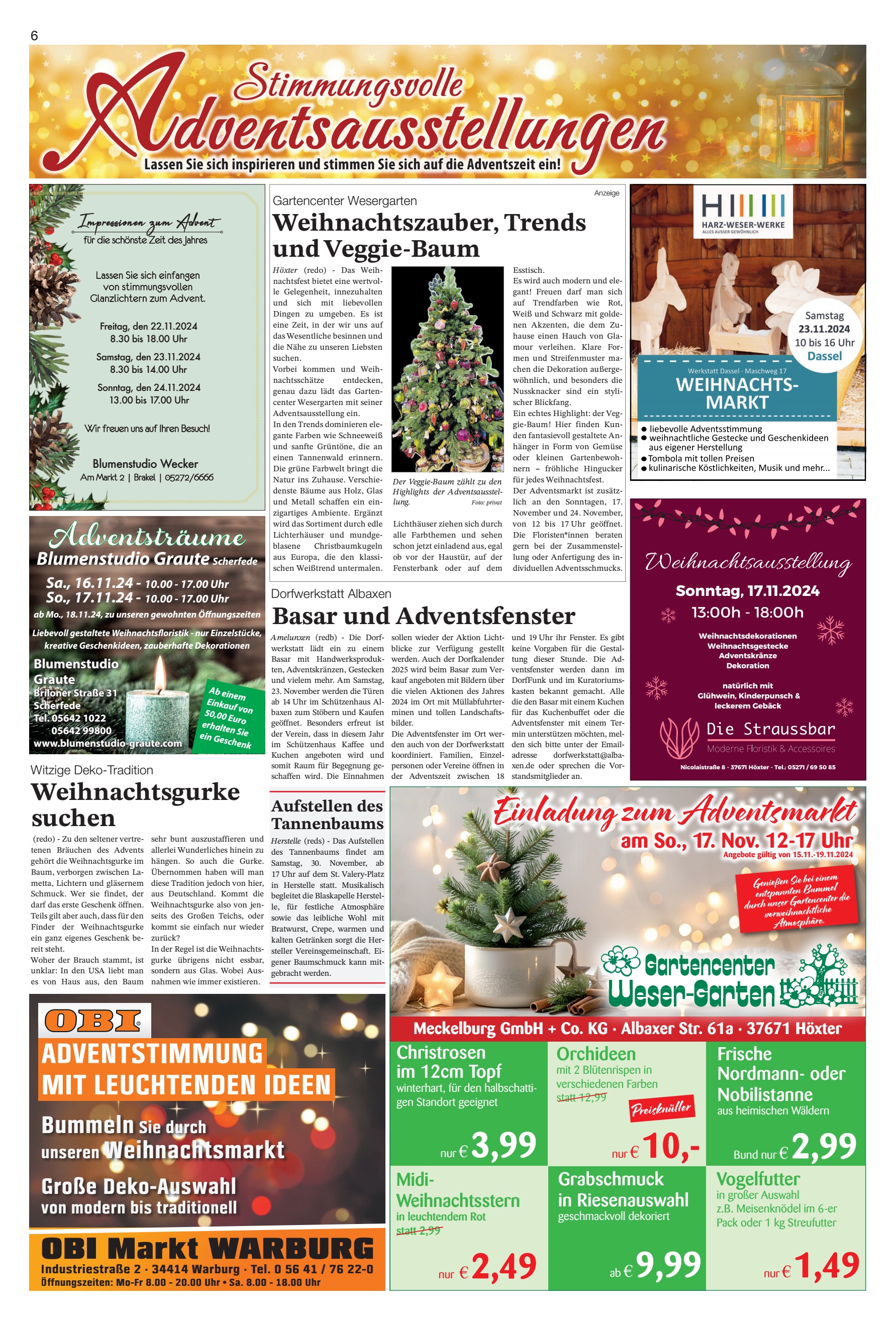 ADVENTSTIMMUNG LEUCHTENDEN IDEEN